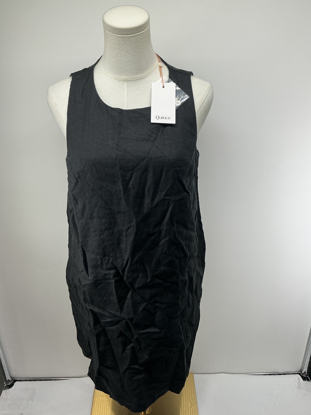 100% European Linen Tank Mini Dress